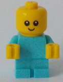 LEGO cty0894 Baby - Medium Azure Body with Yellow Hands