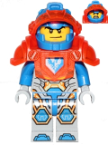 LEGO nex073 Clay, Trans-Neon Orange Armor (271712)
