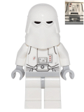 LEGO sw764b Snowtrooper, Light Bluish Gray Hips, Light Bluish Gray Hands - Backpack Directly Attached to Neck Bracket (911726)